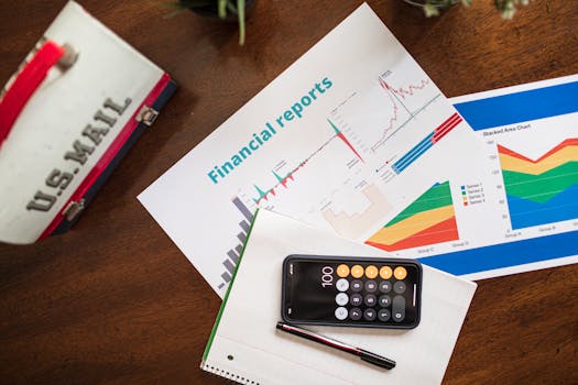Image of a doctor reviewing finances